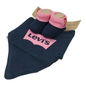 Levi's Baby Girl Bib & Booties